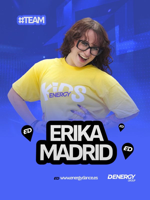 Erika Madrid, equip d'Energy Dance Studios