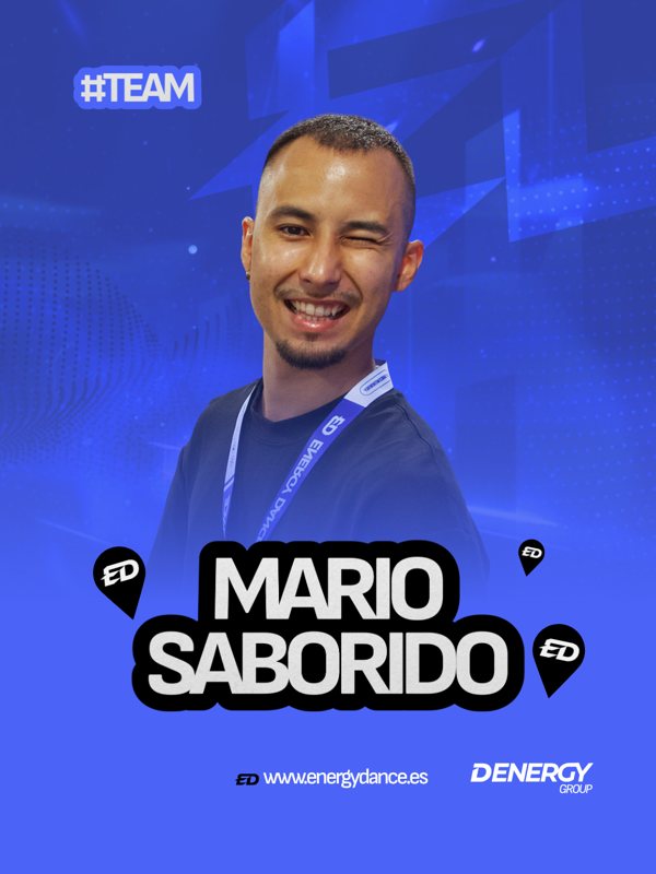 Mario Saborido, equip d'Energy Dance Studios